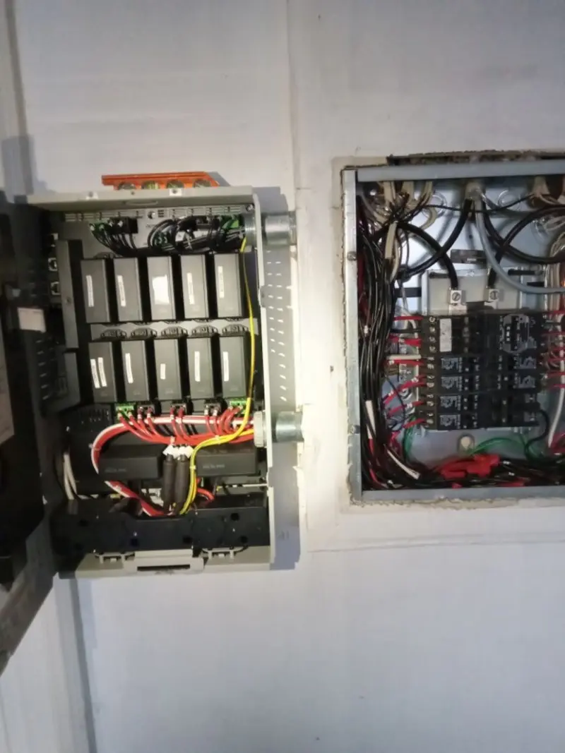 Electrical panel upgrade completed for Carbon Monoxide Detector Installation in New Canaan